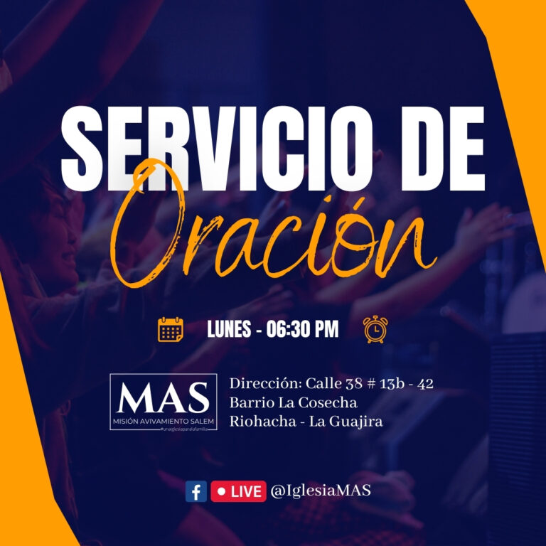 Servicio de Oración - Iglesia MAS